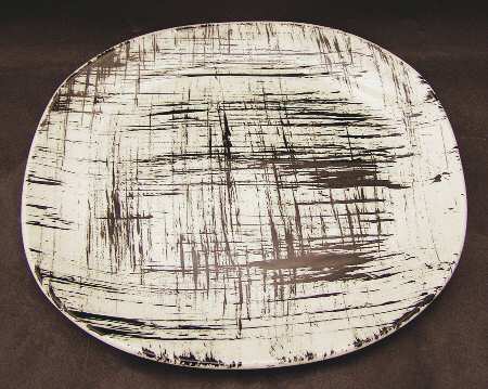 Ebonette 14" Oval Serving Platter