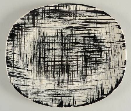 Ebonette 12" Oval Serving Platter