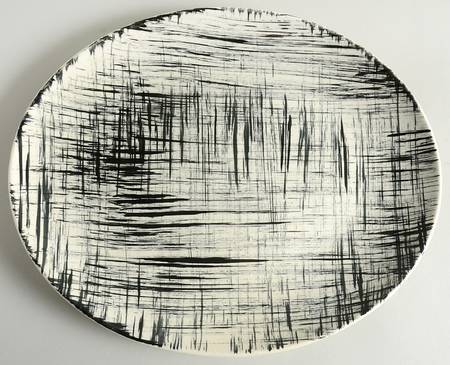Ebonette 14" Oval Serving Platter