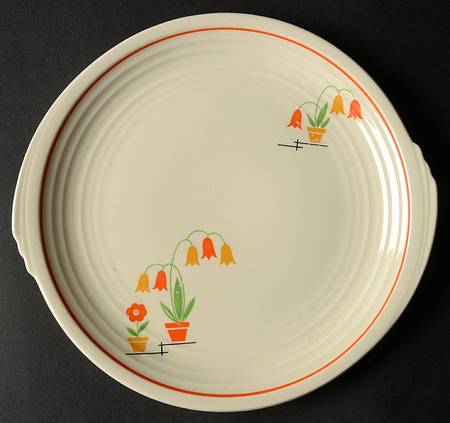 Flower Pots (Yorktowne) Salad Plate