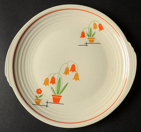 Flower Pots (Yorktowne) Luncheon Plate