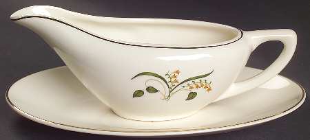Forsythia Gravy Boat & Underplate/Relish
