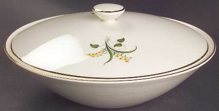 Forsythia Round Covered Vegetable