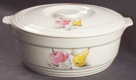 Fruits (Utilityware) 2 Qt Round Covered Casserole