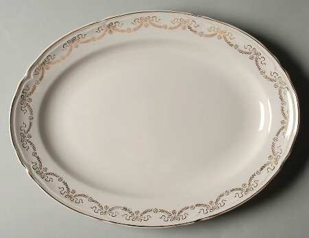 KNO10 13" Oval Serving Platter