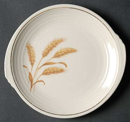 Golden Wheat Bread & Butter Plate