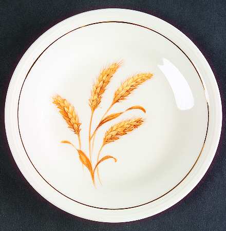Golden Wheat Bread & Butter Plate