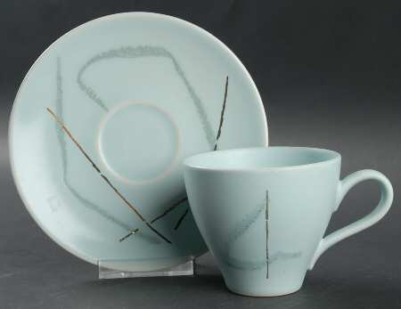 Grass Flat Cup & Saucer Set