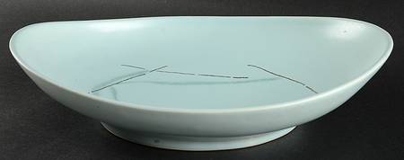 Grass 12" Oval Vegetable Bowl