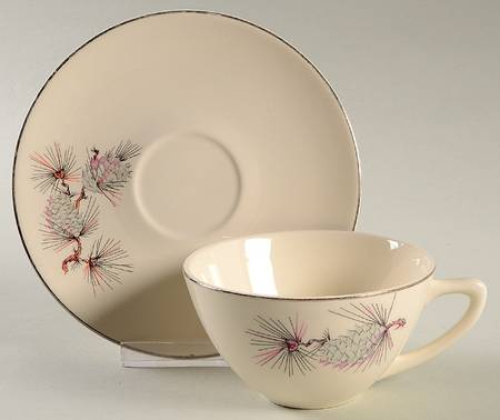 High Sierra Flat Cup & Saucer Set
