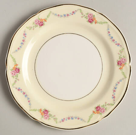 James Floral Festoon Bread & Butter Plate