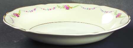 James Floral Festoon Coupe Soup Bowl