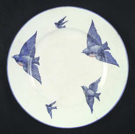 Blue Bird Salad Plate
