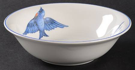 Blue Bird Coupe Cereal Bowl