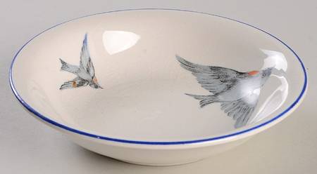 Blue Bird Fruit/Dessert (Sauce) Bowl