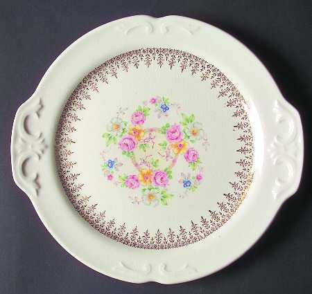 Royal Knowlton Handled Cake Plate