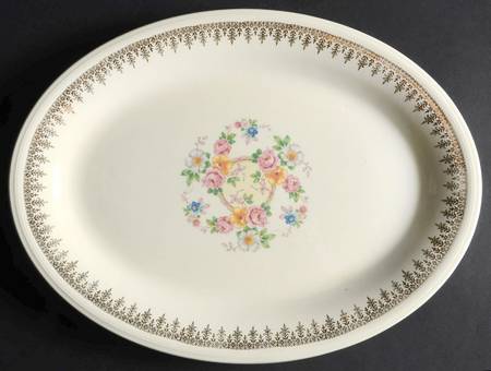 Royal Knowlton 13" Oval Serving Platter
