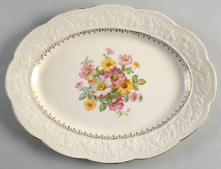 S-337-E1 13" Oval Serving Platter