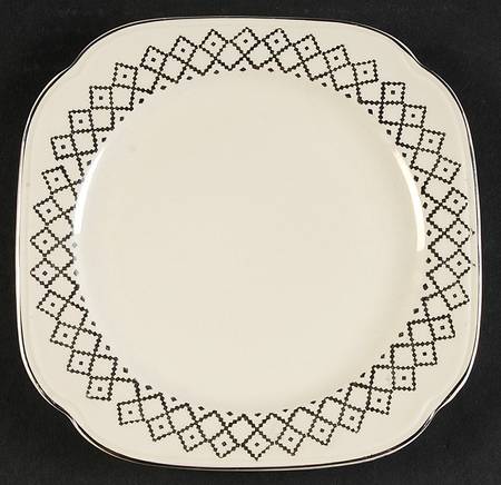 KNO155 Square Salad Plate by Edwin Knowles
