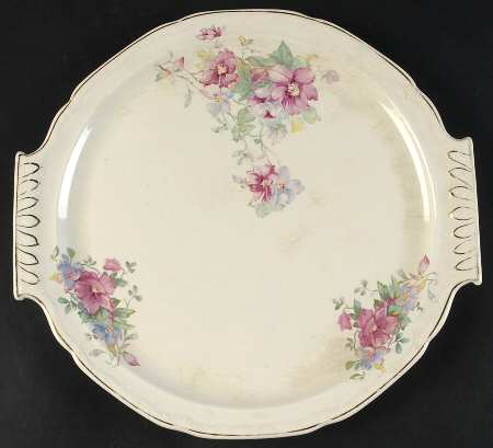 KNO189 Handled Cake Plate
