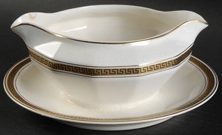 KNO212 Gravy Boat with Attached Underplate