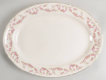 Lorraine 15" Oval Serving Platter