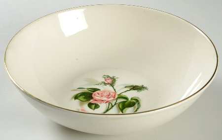 Moss Rose 9" Round Vegetable Bowl