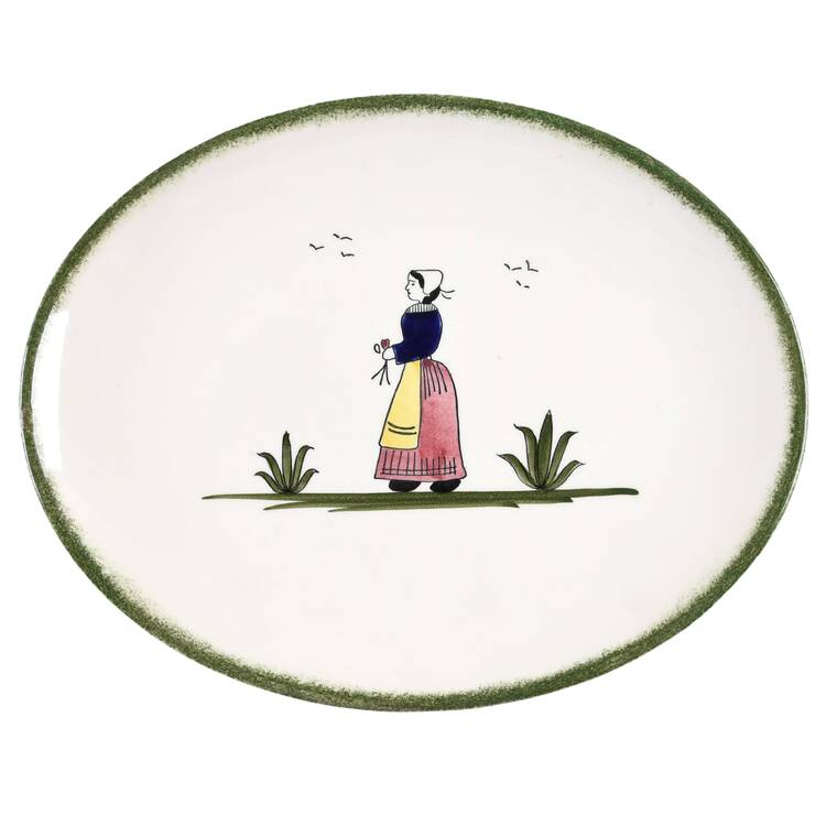 Normandy 12" Oval Serving Platter