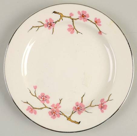 Peach Blossom Bread & Butter Plate