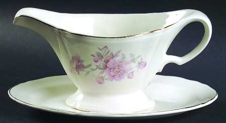 Peony Gravy Boat & Underplate/Relish