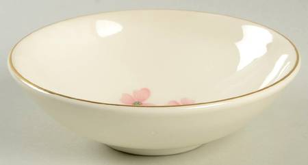 Pink Dogwood (Gold Trim) Fruit/Dessert (Sauce) Bowl