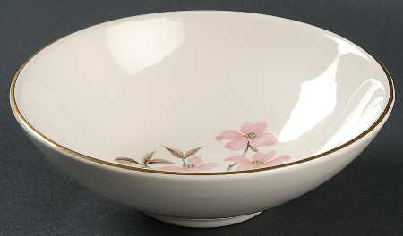 Pink Dogwood (Gold Trim) Coupe Cereal Bowl