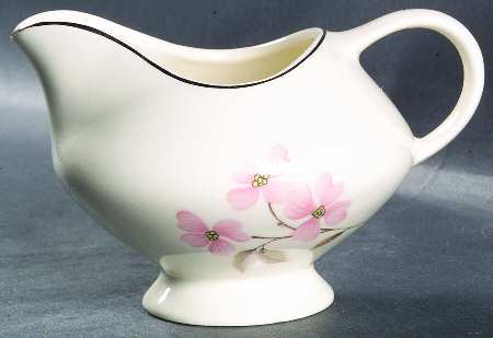 Pink Dogwood (Platinum Trim) Creamer