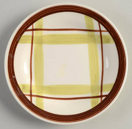 Plaid Bread & Butter Plate