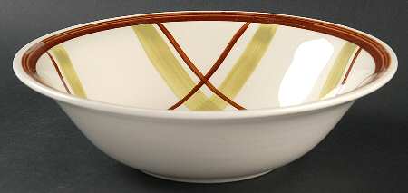 Plaid 8" Round Vegetable Bowl
