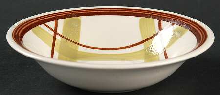 Plaid Fruit/Dessert (Sauce) Bowl