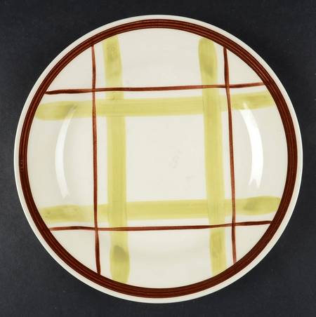 Plaid Luncheon Plate