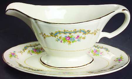 Princess (Blue) Gravy Boat & Underplate/Relish