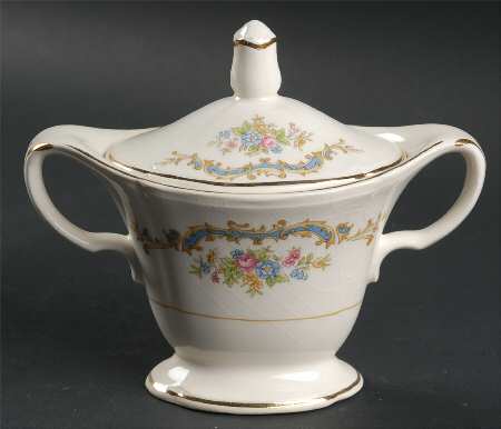 Princess (Blue) Sugar Bowl & Lid