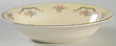 Princess (Blue) 9" Oval Vegetable Bowl