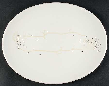 Queen Anne's Lace 13" Oval Serving Platter