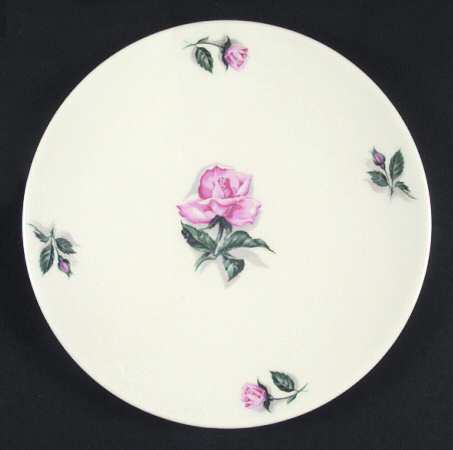 Rose and Leaf Bread & Butter Plate