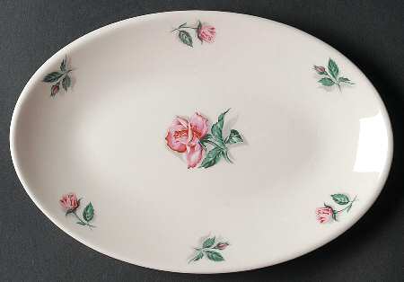 Rose and Leaf Underplate for Gravy Boat