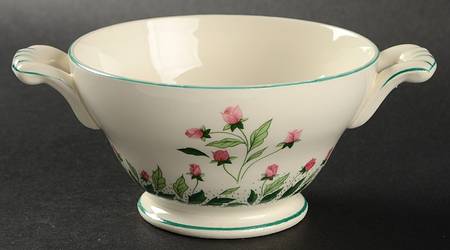 Rose Path Sugar Bowl No Lid