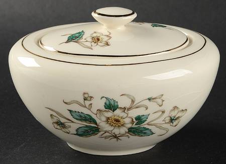 Sharon Sugar Bowl & Lid by Edwin Knowles