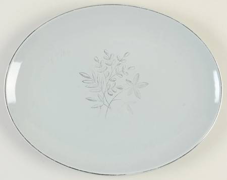 Silver Spray 12" Oval Serving Platter
