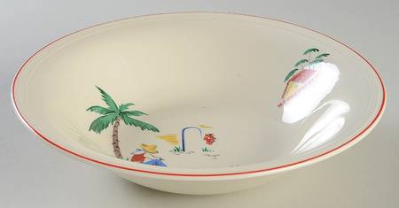 Sleeping Mexican 8" Round Vegetable Bowl
