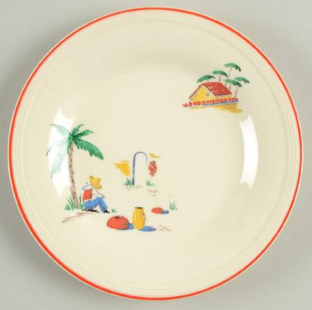 Sleeping Mexican Bread & Butter Plate
