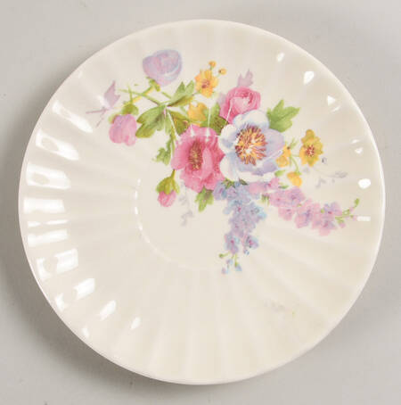 Spring Bouquet Saucer for Flat Cup by Edwin Knowles