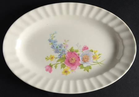 Spring Bouquet Relish/Gravy Underplate